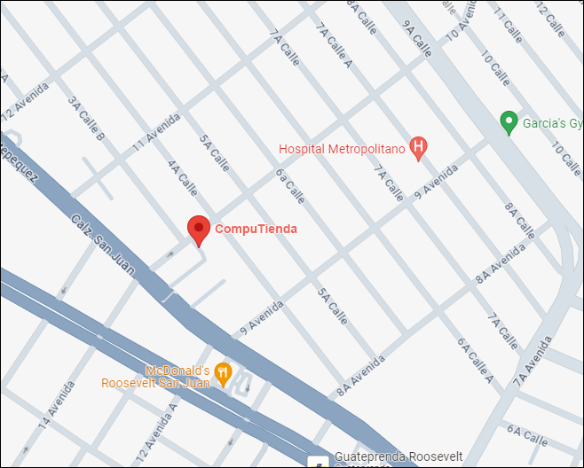 Ubicación CompuTienda